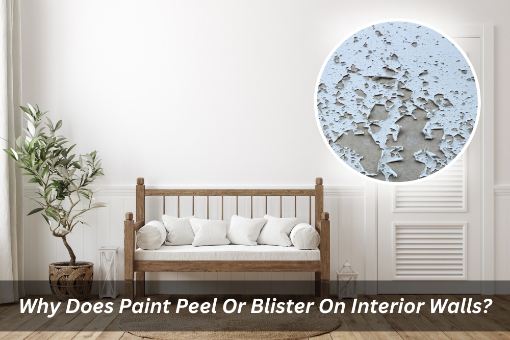 Image presents Why Does Paint Peel Or Blister On Interior Walls